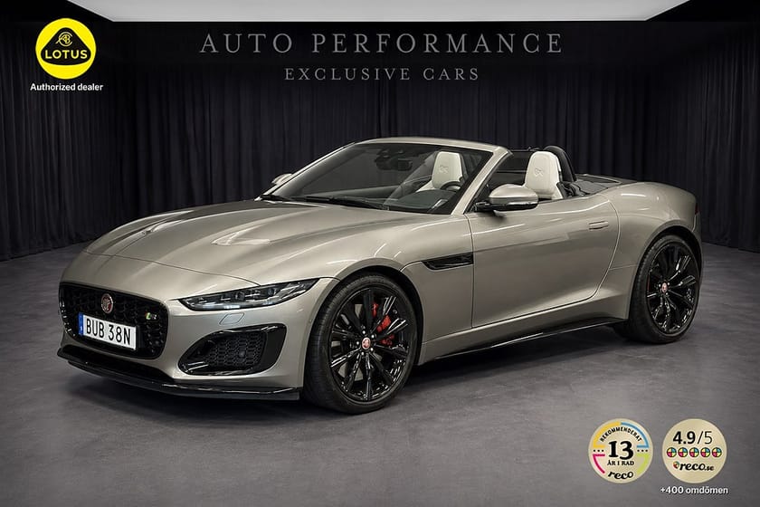 Bild 1 av Jaguar F-Type R Cabriolet Cab V8 575hk / Hemleverans /