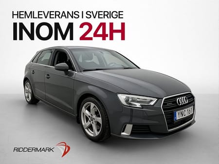 Audi A3 Sportback 2.0 TDI Quattro Värmare Sensorer Farthållare BT