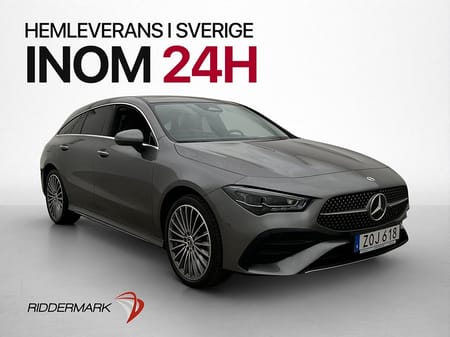 Mercedes-Benz CLA 250 e Shooting Brake SB Pano Drag Burmester Värmare 360°