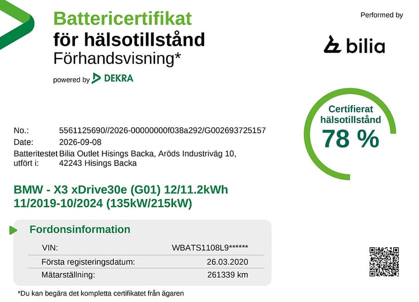 Bild 3 av BMW X3 xDrive30e