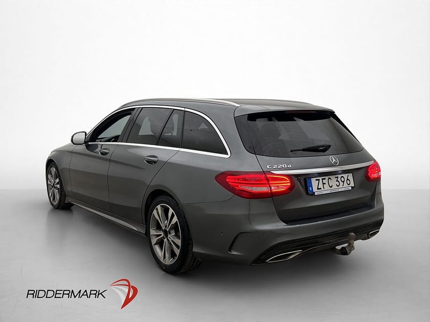 Bild 4 av Mercedes-Benz C 220 T d C220 AMG Pano Burm Navi Kamera Skinn Drag