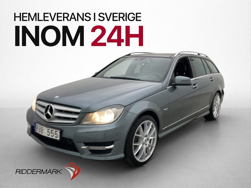 Bild 3 av Mercedes-Benz C 180 T BE 156hk AMG Pano Navi Halvskinn