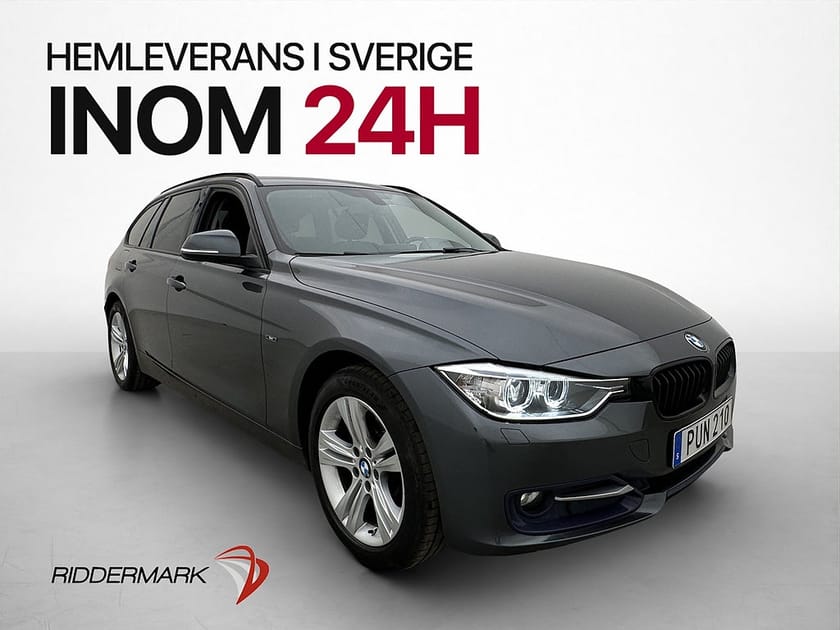 Bild 1 av BMW 320d xDrive Touring Sportline 184hk Drag Kamera SV-Såld Sensorer