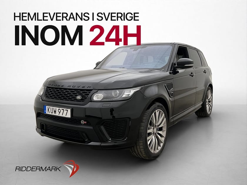 Bild 3 av Land Rover Range Rover Sport SVR 550hk Sportavgas Svensksåld