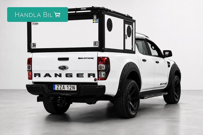 Bild 5 av Ford Ranger Dubbelhytt 2.0 Bi-Turbo 4x4 Hundkåpa Diff Moms Drag