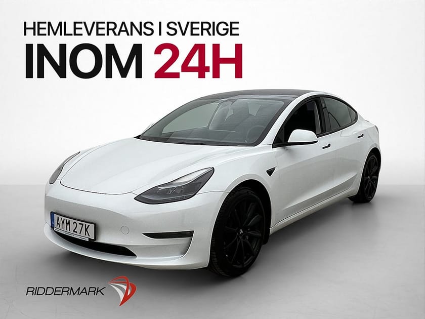 Bild 4 av Tesla Model 3 Long Range AWD Pano AP Dragkrok Svensksåld