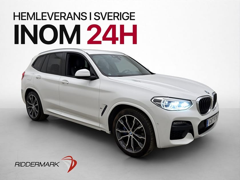 Bild 1 av BMW X3 xDrive30e M-Sport H/K 360° HUD Dragkrok Skinn