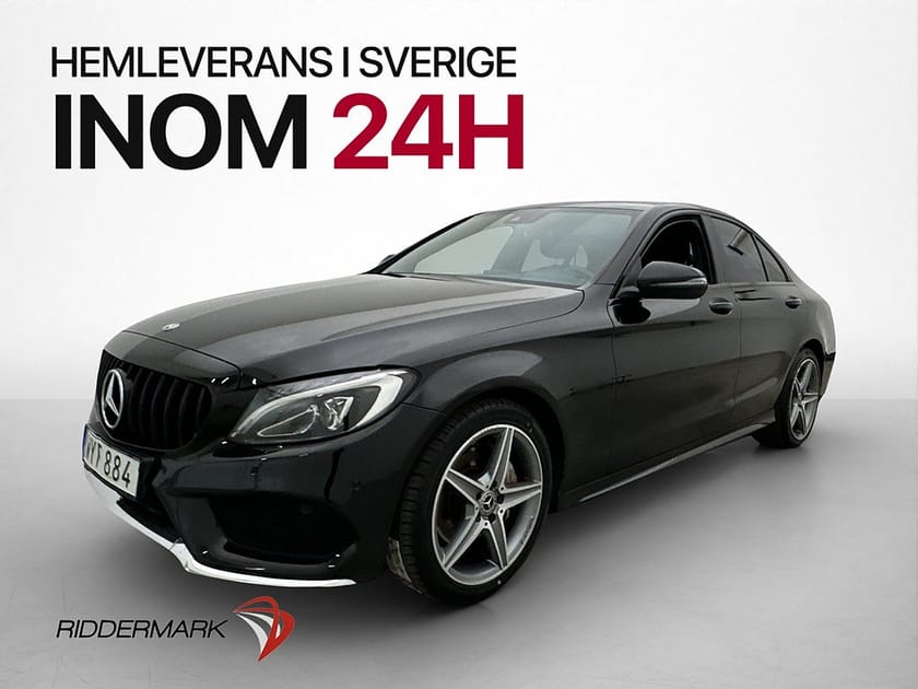 Bild 3 av Mercedes-Benz C 220 d C220 170hk AMG Skinn Bluetooth Farthållare