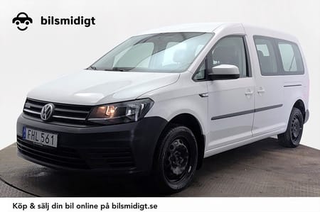 Volkswagen Caddy Maxi Life 7-Seater 7-Sits 1.4 TGI CNG Aut P-Sens MOMS 110hk