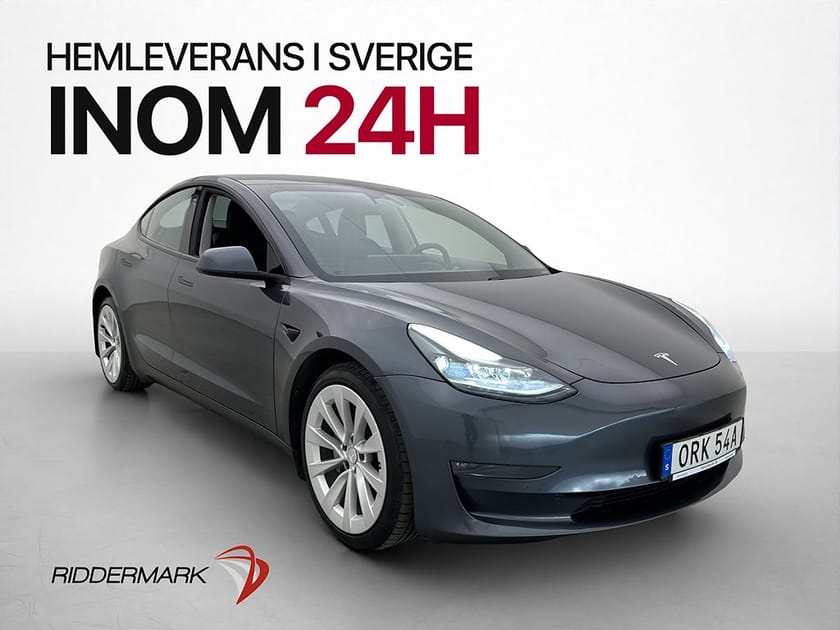 Bild 1 av Tesla Model 3 Long Range AWD Svensksåld Panorama Dragkrok