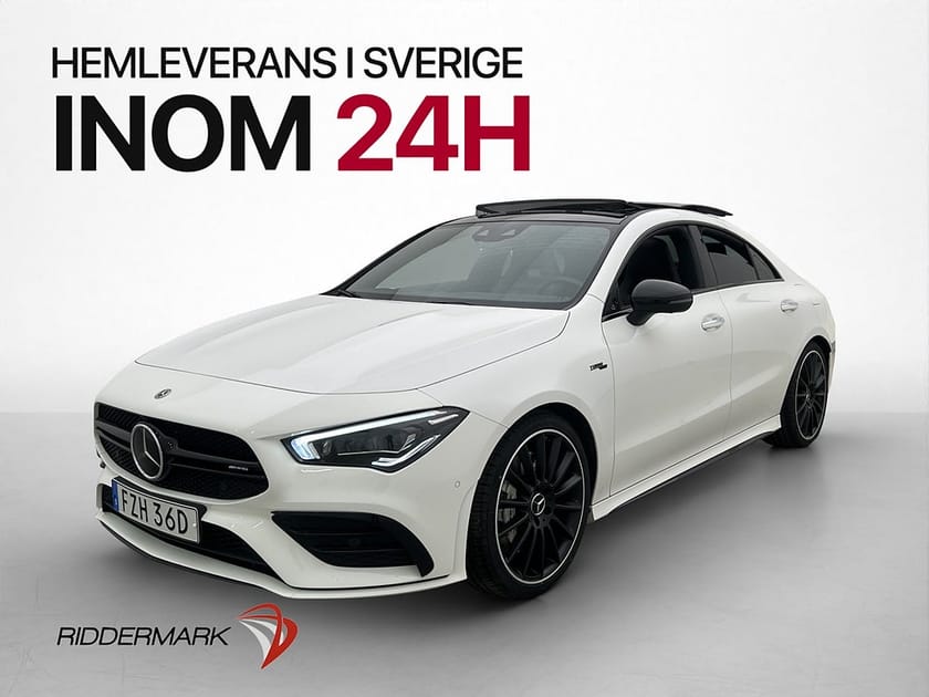 Bild 3 av Mercedes-Benz AMG CLA 35 4MATIC 4M Coupé Premium Pano 360° P-Värm
