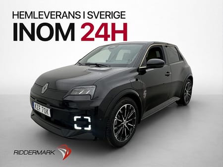 Renault 5 E-Tech 52 kWh 150hk Kamera Rattvärme CarPlay 18"