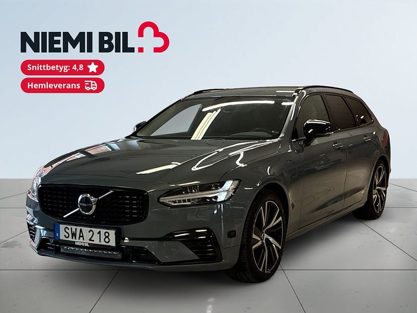 Bild 1 av Volvo V90 Recharge T6 AWD Plus Dark Mvärme Drag Bkamera S&V-däck