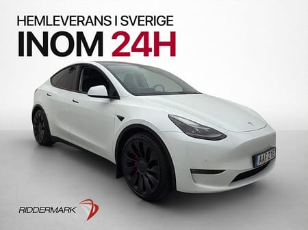 Tesla Model Y Performance AWD MOMS Svensksåld Panorama