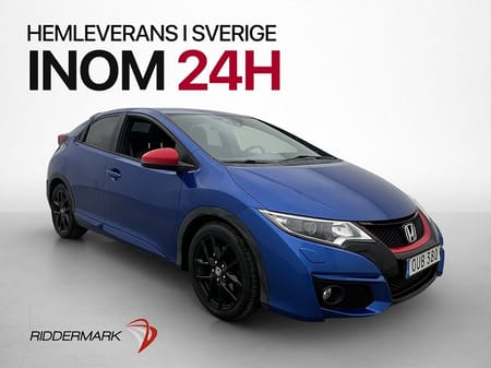 Honda Civic 142hk Sport Kamera Navi BLIS Nyservad