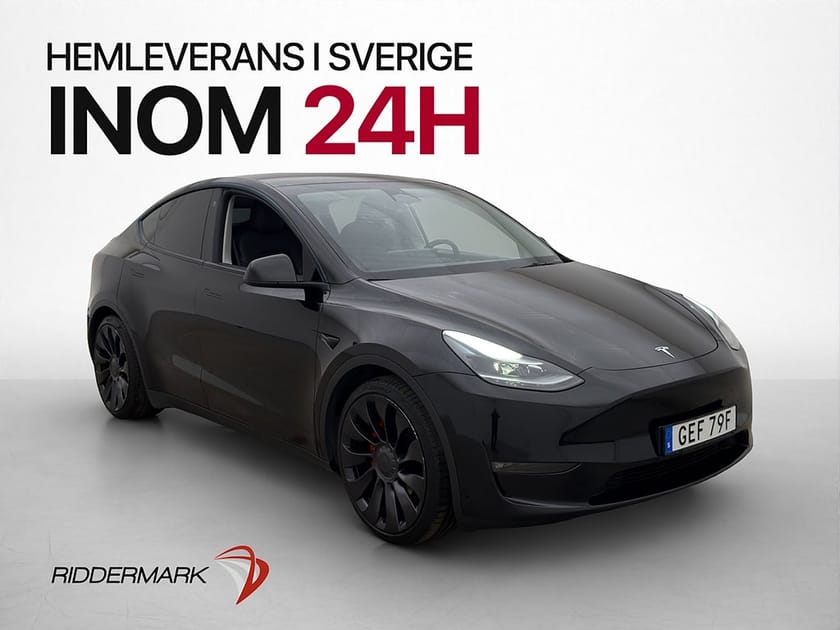Bild 4 av Tesla Model Y Performance AWD Dragkrok Skinn Autopilot MOMS