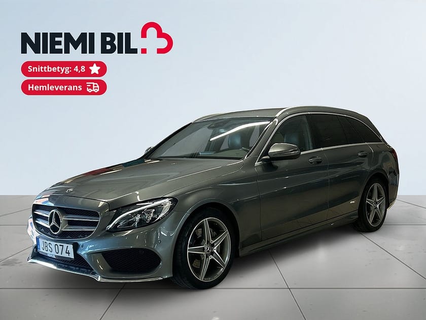 Bild 1 av Mercedes-Benz C 220 T d 4MATIC 4M AMG Line Drag Mvärme Bkamera Navi Dvärme S&V