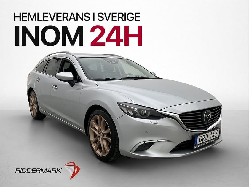 Bild 3 av Mazda 6 Wagon 2.2 AWD Optimum BOSE HUD Drag Kamera Skinn