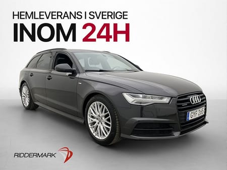 Audi A6 Avant 3.0 V6 Q 218hk S-Line BOSE D-Värm Svart Optik Kamera