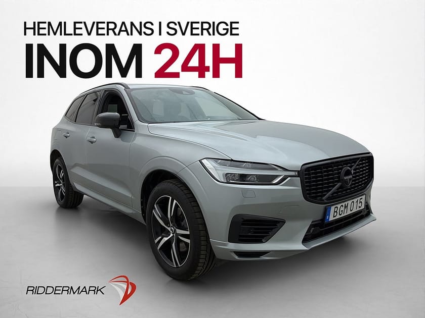 Bild 1 av Volvo XC60 T8 AWD R-Design 360° HUD B&W Pano VOC Skinn Drag
