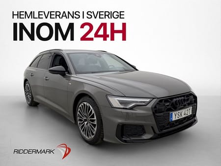 Audi A6 Avant 55 TFSI e quattro Q 367hk S-Line Drag Kamera Halvskinn