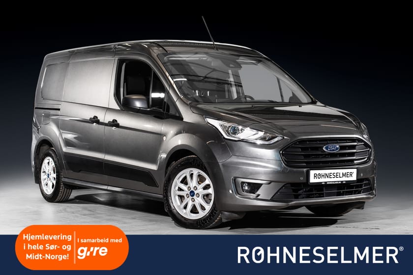 Bilde 1 av Ford Transit Connect 210 LWB Lang Utgave Norsk Krok Skyvedør R.Kam++