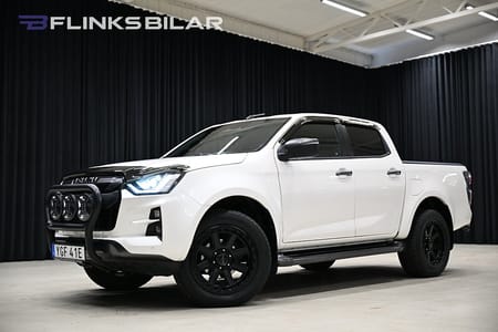 Isuzu D-Max Crew Cab 163HK Automat|Dubbelhytt|Flaklock|Frontbåge|Moms|SeUtr!