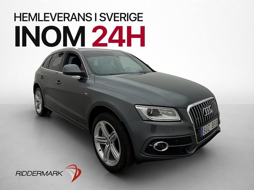 Bild 1 av Audi Q5 3.0 TDI Q S-Line Pano D-Värmare Kamera Navi Dragkrok