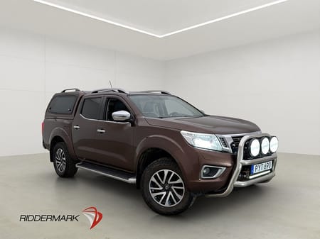 Nissan Navara Dubbelhytt Tekna 2.3 4WD Dragkrok Diff Taklucka Kåpa Moms