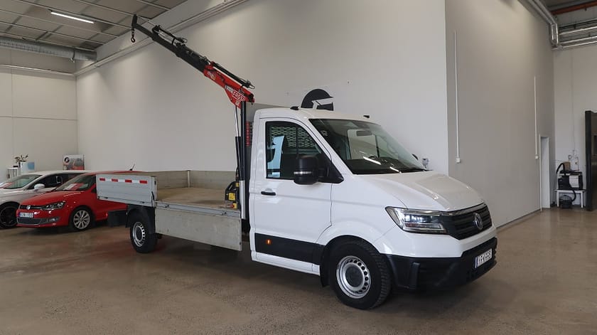 Bild 1 av Volkswagen Crafter Chassi 35 2.0 TDI Kran Nyservad Kamremsbytt Radiostyrd