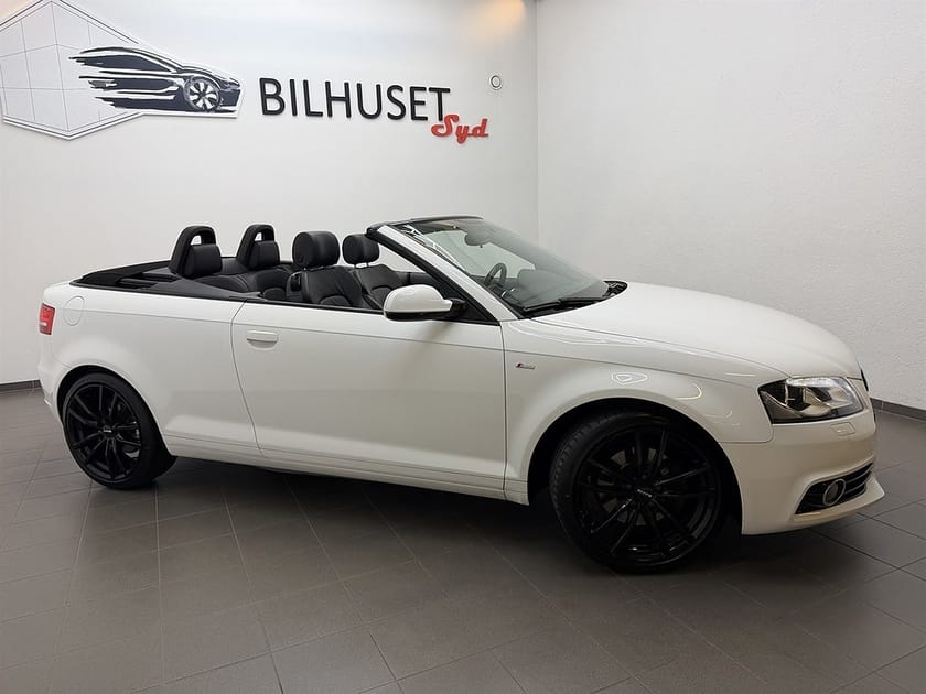Bild 2 av Audi A3 Cabriolet Cab 2.0 TFSI  200hk S Line Läder/18"Fälgar/Nyservad
