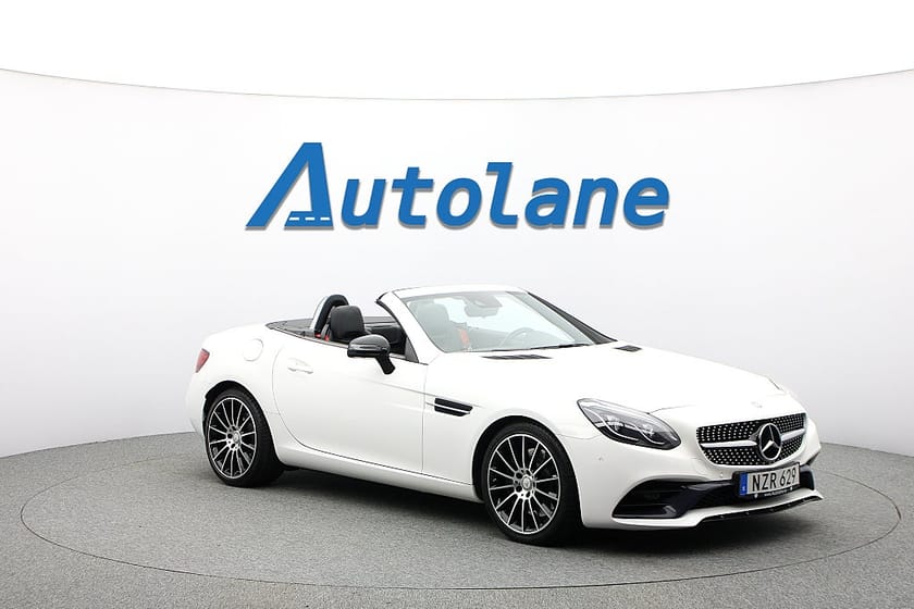 Bild 1 av Mercedes-Benz SLC 200 AMG Glastak, AirScarf, Minnesstolar, Skinn 184hk