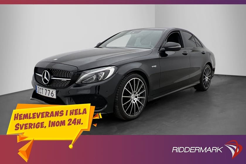 Bild 1 av Mercedes-Benz AMG C 43 4MATIC 4M 367hk Burmester Navi Kamera Skinn