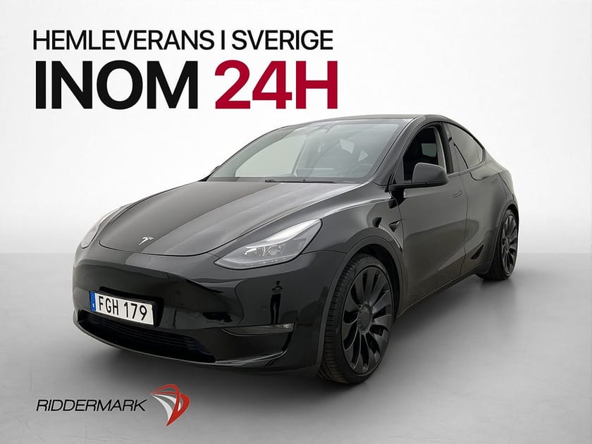 Bild 1 av Tesla Model Y Performance Autopilot Värmepump Pano