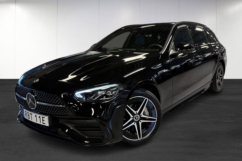 Bild 1 av Mercedes-Benz C 300 T de 4MATIC 4M | AMG | Nightpaket | Drag | Smartphone | Backkamera