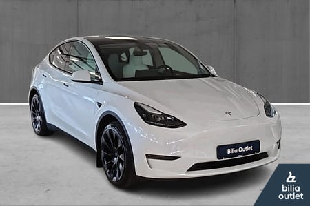 Tesla Model Y Long Range AWD LR 514HK Premium Hvitt skinn, H.feste, Autopilot