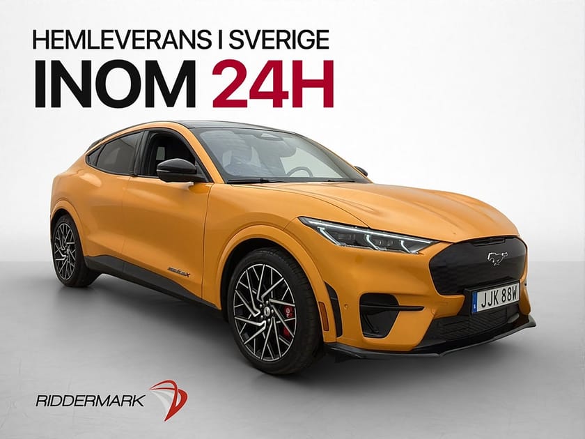 Bild 1 av Ford Mustang Mach-E GT 487hk 4WD Navi Kamera Pano Halvskinn