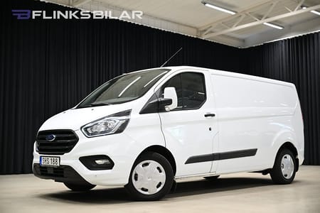 Ford Transit Custom 300 130HK L2|Automat|Drag|Värmare|Backkamera|Leasbar
