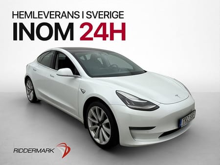 Tesla Model 3 Long Range AWD Panorama Kamera Svensksåld