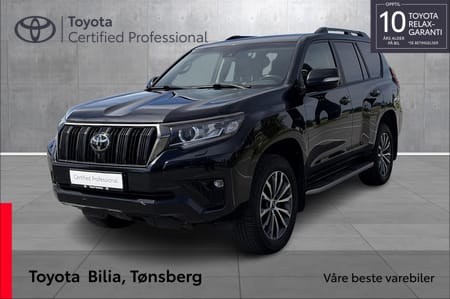 Toyota Land Cruiser 5-dørs 2,8 D-4D 204HK GX automat, varmer, h-feste, skinn