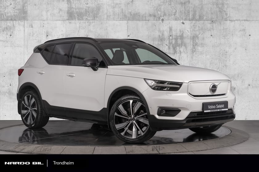 Bilde 1 av Volvo XC40 Recharge Twin Pro 408 hk. Varmepumpe/HK/360/Soltak/Krok