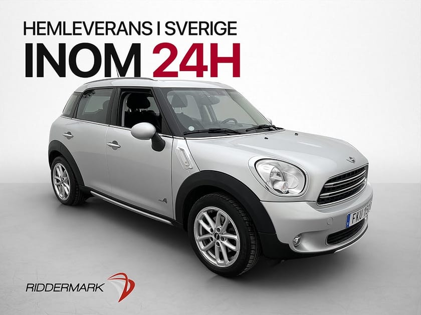 Bild 1 av MINI Countryman Cooper D ALL4 Halvskinn P-Sensorer Farthållare