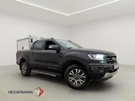 Ford Ranger Dubbelhytt Wildtrak 4x4 213hk PÅBYGGNAD Värm Drag B-Kamera