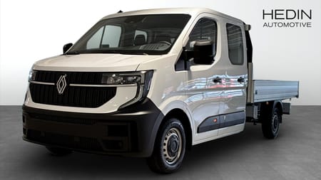 Renault Master Chassi Cab Platform L3 DUBBELHYTT 7 SITS 170hk AUTO FLAK