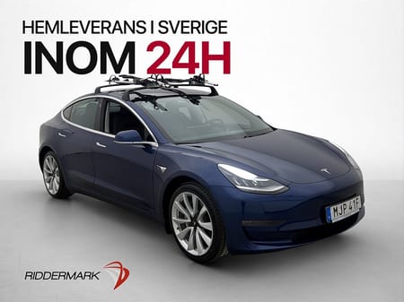 Tesla Model 3 Long Range AWD Pano Kamera Skinn Navi AP