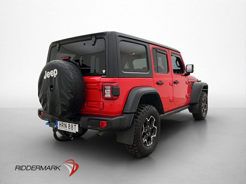 Bild 5 av Jeep Wrangler Unlimited 4xe Rubicon Diff Drag Skinn Kamera
