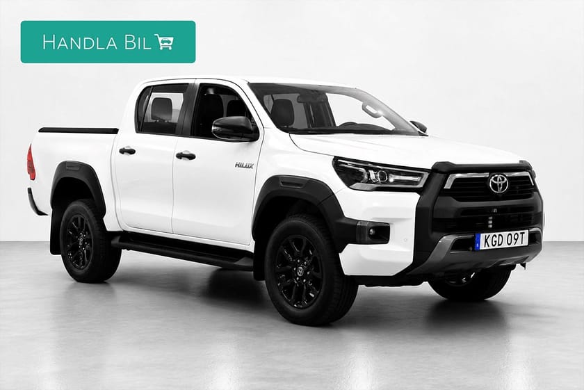Bild 4 av Toyota Hilux Dubbelhytt 2.8 4WD Invincible Drag B-kam Navi JBL Skinn Moms 204hk