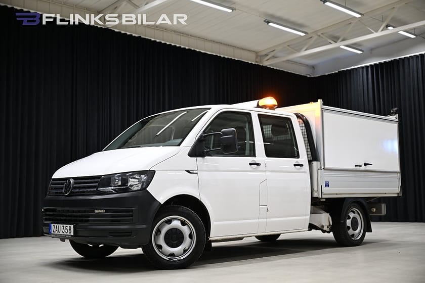 Bild 1 av Volkswagen Transporter Chassi Dubbelhytt 4Motion DSG 204HK Dubbelhytt|Kåpa|V-Inredd|Moms|SeUtr!!
