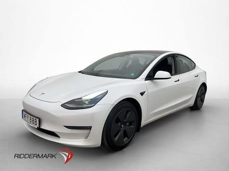 Tesla Model 3 Long Range AWD Pano Värm Kamera AP 1 Brukare