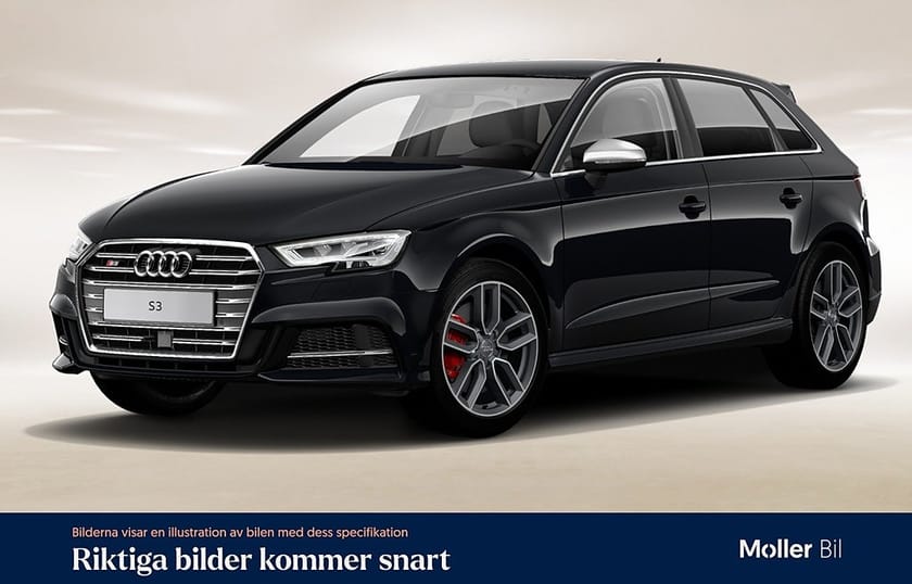 Bild 1 av Audi S3 Sportback 2.0 TFSI 310HK Q Cockpit INKOMMANDE